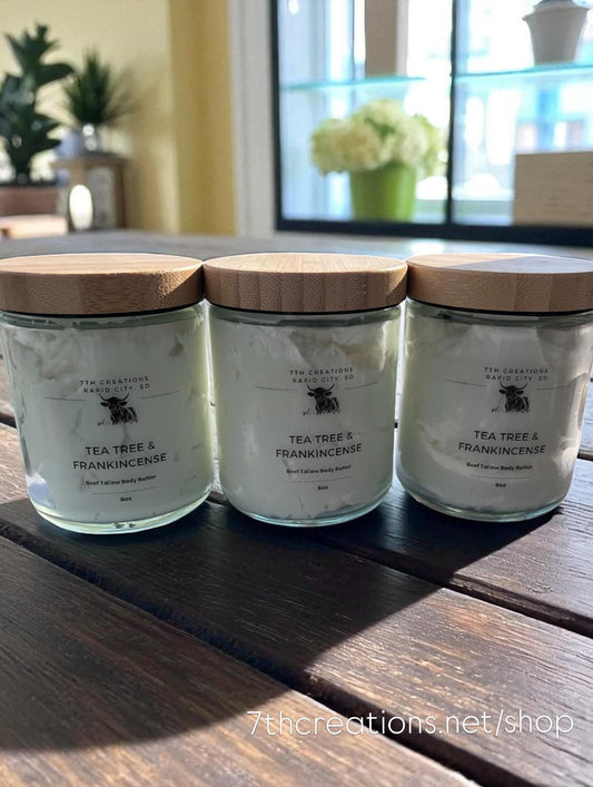 8 oz Whipped Beef Tallow Body Butter